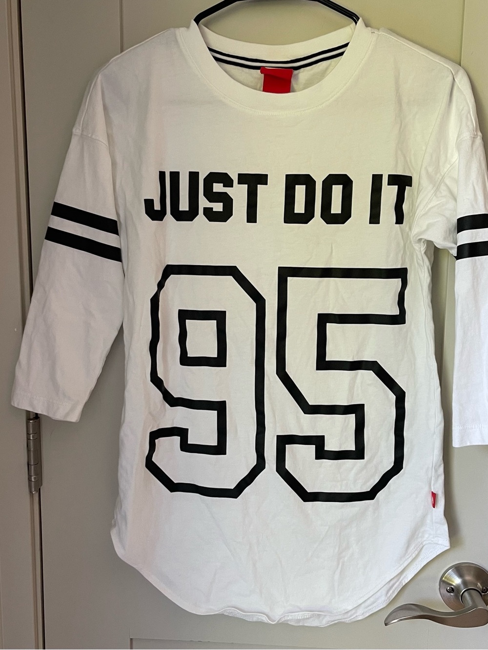 Nike Retro Just Do It 95 Jersey Tee Shirt Womens XS